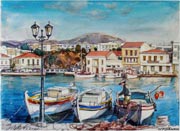 Boats. Embankment<br>Agios Nikolaus
