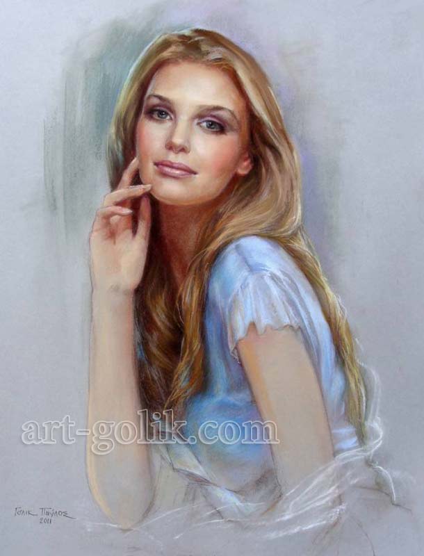 girl with blue eyes